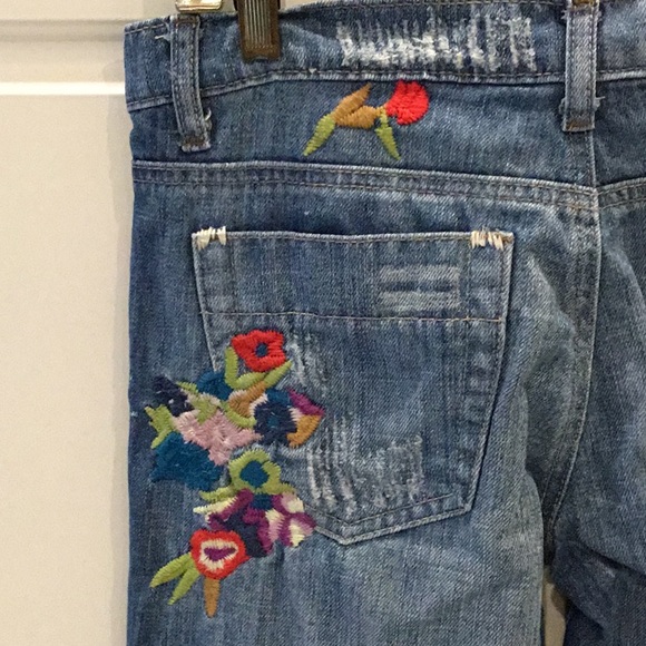 Joe's Jeans Denim - Joe’s Embroidered, Ripped & Faded 1971 Jeans